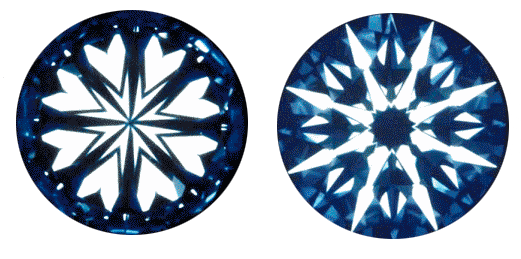 Bissacco Gioielli - Effetto visivo raggiunto da un diamante con taglio super ideal